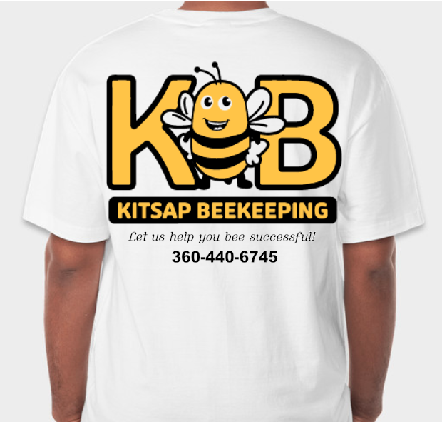 Kitsap Beekeeping t-shirt promotion